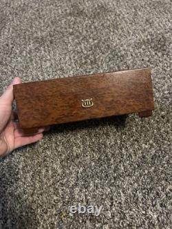 Reuge Saint-Croix Vintage Wooden Music Box 3/72 Made In Switzerland Works Great