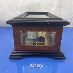 Reuge Sainte Croix Crystal / Wood Music Box Playing 3.72 Chariots Of Fire Rare