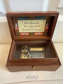 Reuge Sainte-Croix Handel 36 Note Swiss Music Box Harmonious Blacksmith Working
