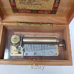 Reuge Sainte Croix Music Box Switzerland Tested But Key Doesn't Turn