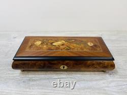 Reuge Sainte Croix Music Jewelry Box Lara's Dr. Zhivago 1728 Switzerland 11.5