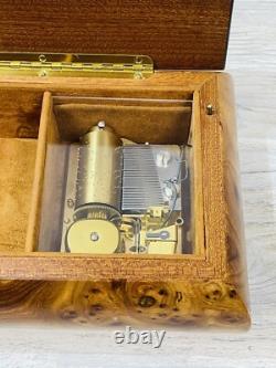 Reuge Sainte Croix Music Jewelry Box Lara's Dr. Zhivago 1728 Switzerland 11.5