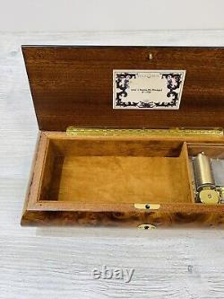 Reuge Sainte Croix Music Jewelry Box Lara's Dr. Zhivago 1728 Switzerland 11.5