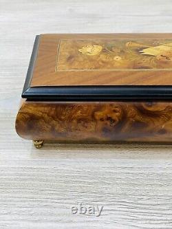 Reuge Sainte Croix Music Jewelry Box Lara's Dr. Zhivago 1728 Switzerland 11.5