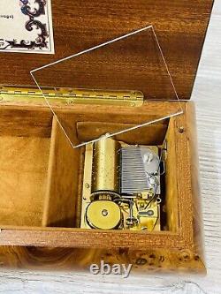 Reuge Sainte Croix Music Jewelry Box Lara's Dr. Zhivago 1728 Switzerland 11.5