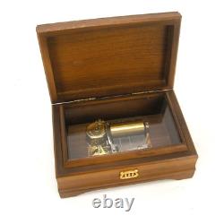 Reuge Sainte-Croix Swiss Movement Cylinder Music Box Strauss Blue Danube CH 2/36