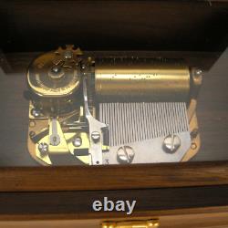 Reuge Sainte-Croix Swiss Movement Cylinder Music Box Strauss Blue Danube CH 2/36