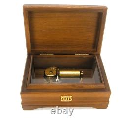 Reuge Sainte-Croix Swiss Movement Cylinder Music Box Strauss Blue Danube CH 2/36