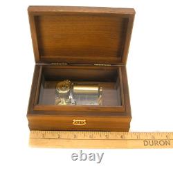 Reuge Sainte-Croix Swiss Movement Cylinder Music Box Strauss Blue Danube CH 2/36