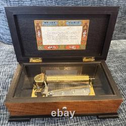 Reuge Sainte-Croix Swiss Music Box Limited Edition 4/50 Mozart Tunes Vintage