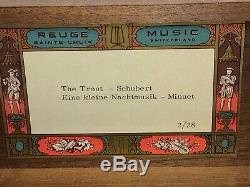 Reuge Sainte Croix Swiss Music Box The Trout & Schubert LITTLE NIGHT MUSIC 2/2