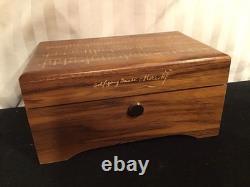 Reuge Sainte Croix Swiss-made Glockenspiel Wood Music Box Plays Music By Mozart
