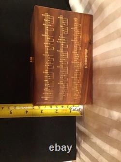 Reuge Sainte Croix Swiss-made Glockenspiel Wood Music Box Plays Music By Mozart