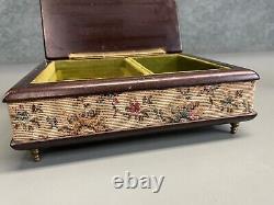 Reuge Sainte Croix Switzerland Music Box 3 Songs in Excellent working Condition