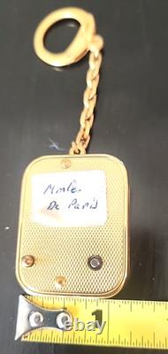 Reuge Sainte Croix Vintage Pocket Music Box Key Chain 1960-70s Switzerland Reuge Sainte Croix Vintage Pocket Music Box Key Chain 1960-70s Switzerland