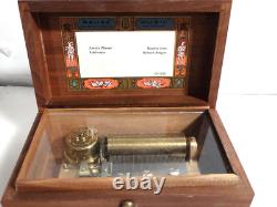 Reuge Sainte Croix Vintage Swiss 2/50 Music Box 2 Song Lara's Theme Edelweiss