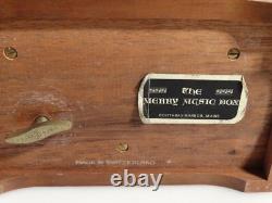 Reuge Sainte Croix Vintage Swiss 2/50 Music Box 2 Song Lara's Theme Edelweiss