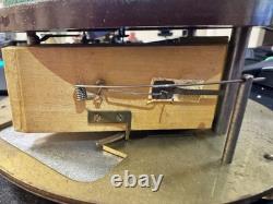 Reuge Singing Bird Cage Automaton Music Box Swiss Gold Vintage