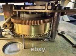 Reuge Singing Bird Cage Automaton Music Box Swiss Gold Vintage