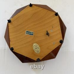Reuge Sorrento Italy Inlaid Wood Music Box Lara's Theme Hexagon Large 9