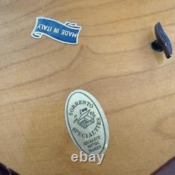 Reuge Sorrento Italy Inlaid Wood Music Box Lara's Theme Hexagon Large 9