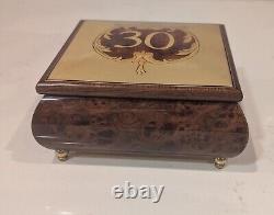 Reuge Square Musical Jewelry Box 30 Playing Speak Softly Love