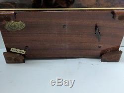 Reuge St Croix 3/72 Inlaid 3 Song Music Box Edelweiss Sorrento 37281 (see Video)