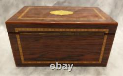 Reuge St. Croix Carillon Inlay Walnut 60 Note Music Box with Clock Works SN 1956