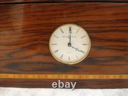 Reuge St. Croix Carillon Inlay Walnut 60 Note Music Box with Clock Works SN 1956