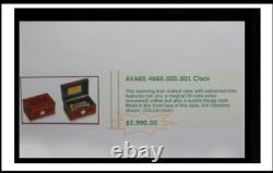 Reuge St. Croix Carillon Inlay Walnut 60 Note Music Box with Clock Works SN 1956