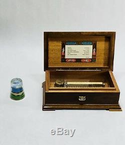 Reuge St Croix Music box Switzerland 6 song 6/41 Brahms Suppe Braga Offenbach