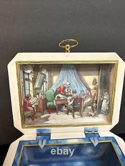 Reuge St. Croix Switzerland Working Music Box 3D Victorian Scenes 1604 Song