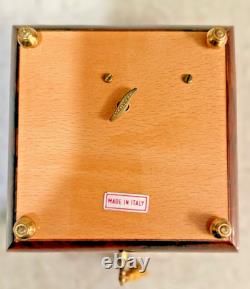 Reuge Star of David Musical Jewelry Box Plays Memory Swiss Italy Jewish RARE