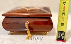 Reuge Star of David Musical Jewelry Box Plays Memory Swiss Italy Jewish RARE