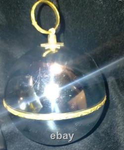 Reuge Ste Croix Music Box Ball Christmas Ornament Working Anniversary