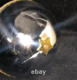 Reuge Ste Croix Music Box Ball Christmas Ornament Working Anniversary