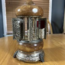 Reuge Ste. Croix Music Box Cigarette Cigar Lipstick Italy Ornate Works
