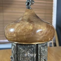 Reuge Ste. Croix Music Box Cigarette Cigar Lipstick Italy Ornate Works