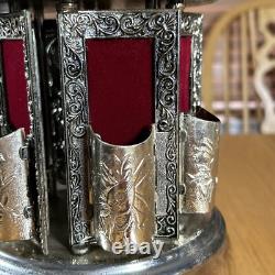 Reuge Ste. Croix Music Box Cigarette Cigar Lipstick Italy Ornate Works