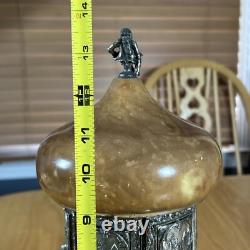 Reuge Ste. Croix Music Box Cigarette Cigar Lipstick Italy Ornate Works