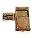 Reuge Ste Croix Swiss Music Pocket Jewelry Box With Mirror, Art Nouveau Design