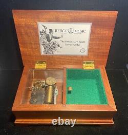 Reuge Swiss 36 Note Music Box. Walnut. Plays The Anniversary Waltz. SEE VIDEO