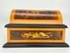 Reuge Swiss 72-Note Interchangeable Disc Music Box Roma Inlaid Walnut & Burl