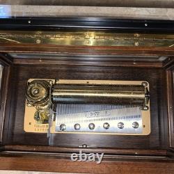 Reuge Swiss 72-Note Music Box 3 Beethoven Symphonies 5th 6th 9th