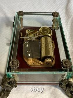Reuge Swiss Crystal Music Box 2/36. VIDEO