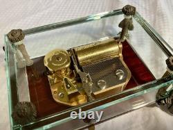 Reuge Swiss Crystal Music Box 2/36. VIDEO