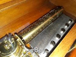 Reuge Swiss Cylinder Music Box 3 Air 72 Note Comb Beethoven (Watch Video)