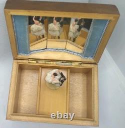 Reuge Swiss Dancing Couple Music Jewelry Box Strauss Emperor Waltz Automation