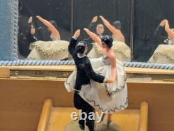 Reuge Swiss Dancing Couple Music Jewelry Box Strauss Emperor Waltz Automation