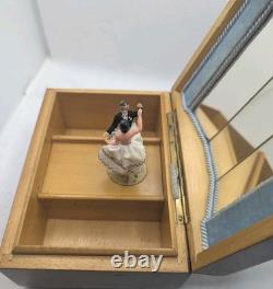 Reuge Swiss Dancing Couple Music Jewelry Box Strauss Emperor Waltz Automation